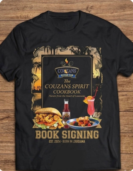 Book signing t-shirt