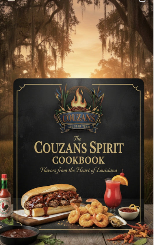 Pre-order Couzans Spirit cookbook we ship on April 11-2026